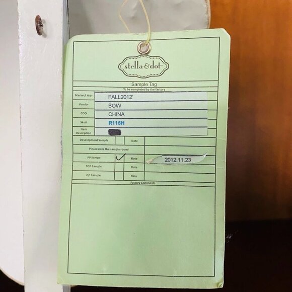 Stella & Dot RARE Production Sample Statement Necklace Royal Blue - Picture 4 of 4